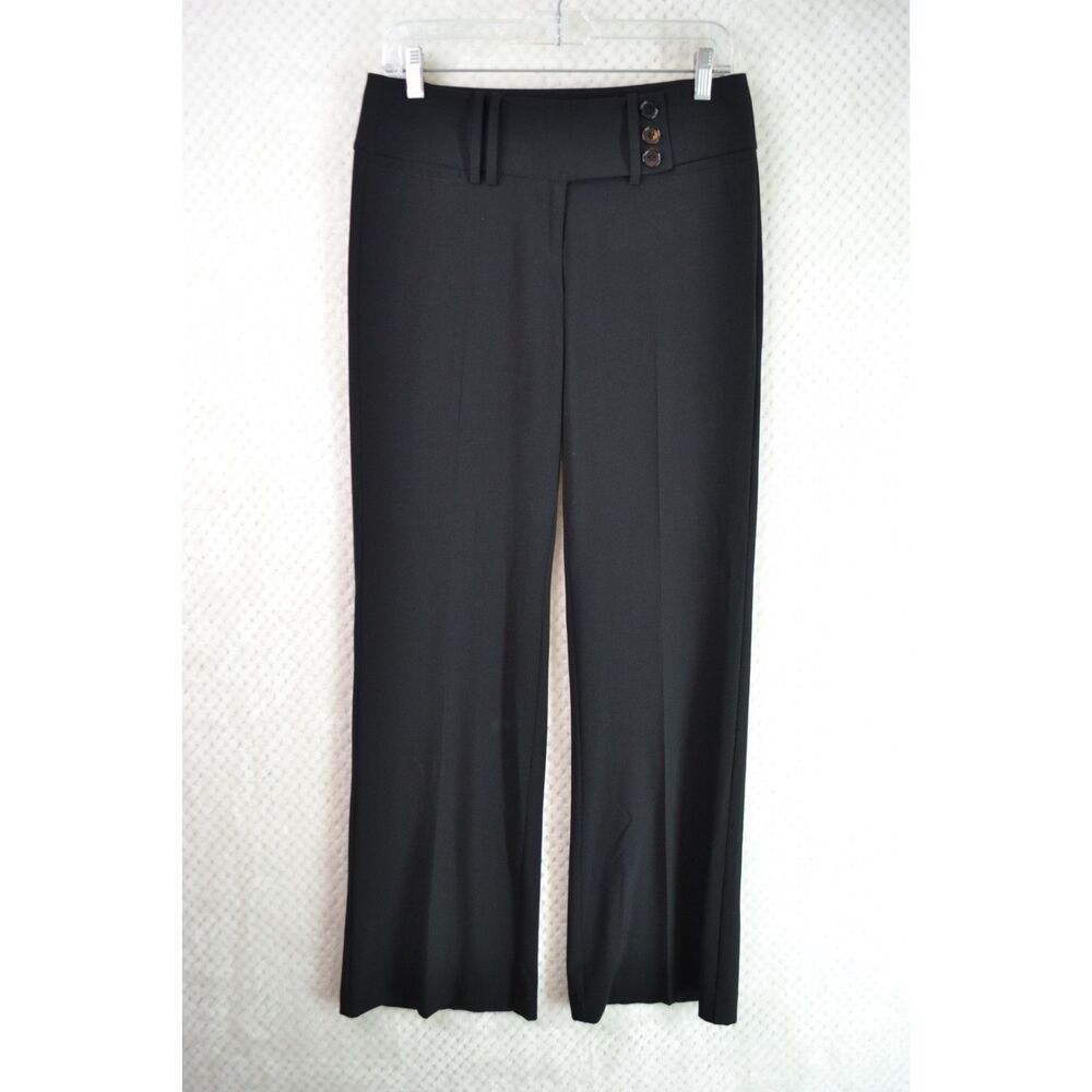 Speak Milan Women's 5 Regular Black Wide Leg Dress Pants